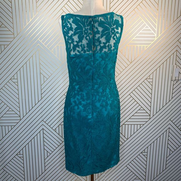 Tadashi Shoji Emerald Green Cocktail Dress - Picture 10 of 12